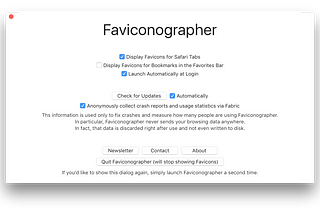 Introducing Faviconographer: Favicons for your Safari Tabs