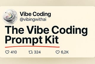 The Vibe Coding Prompt Kit: Build Anything with One Prompt