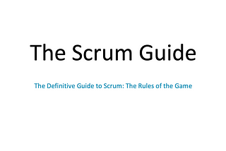 Scrum Guide 2020: Short Summary