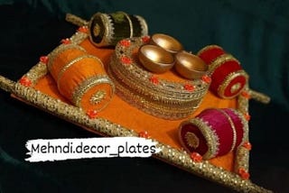 Mahndi decor in Pakistan