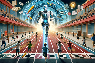 Education and the Robot: How fast can we get students to the wrong finish line?