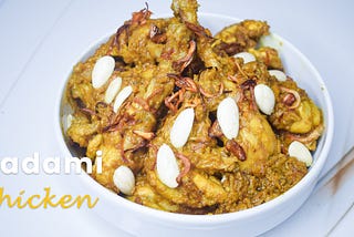 Almond Chicken / Badami Chicken Recipe || How to Cook Almond Chicken
