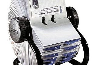 Are There Advantages to Showing Your Rolodex?