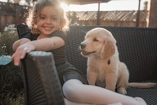 A girl’s best friend — Backyard portrait session in Monterey, CA