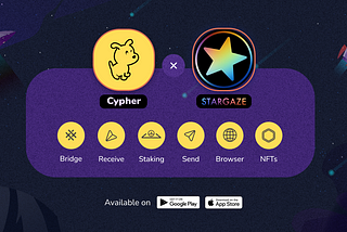 Cypher Wallet 🤝 Stargaze: Joining Stargaze Has Never Been Easier