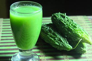 Karela juice cleanses blood actually, cures skin inflammation and aides in weight reduction.