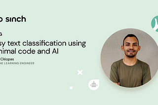 Easy text classification using minimal code and AI