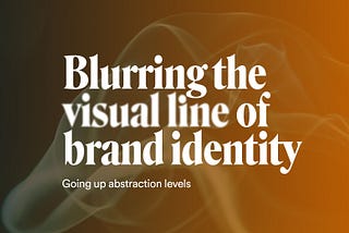 Blurring the visual line of brand identity