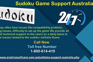 Guidance from Professionals | Sudoku | 1–800–614–419