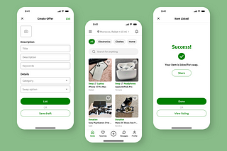 Swapedia | Barter App UI/UX Design
