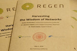 Harvesting the Wisdom of Networks: a Collective Narrative