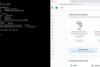 Quick and easy docker setup of Elasticsearch and Kibana for development and research