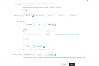 Alibaba CDN Domain Fronting