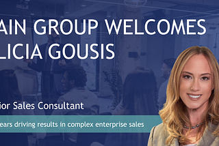 RAIN Group Welcomes Sales Training Industry Veteran Alicia Gousis to Enterprise Sales Team