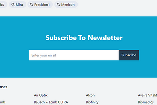I added a Newsletter to my website