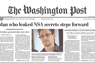 The Impact of Snowden: An Investigative Scandal in the Age of Tech