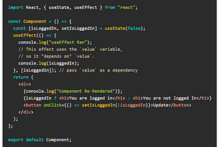 useEffect and UseState