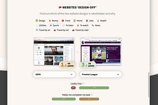Measuring user experience of web design with UX Points