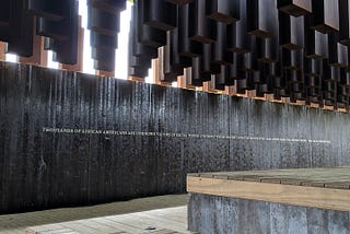 The National Memorial for Peace and Justice honors known and unknown African American victims of racial terror lynching.