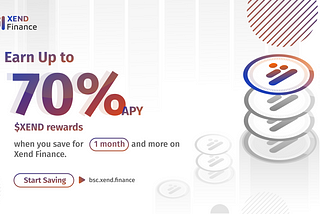 NEW FEATURE ALERT! — EARN UP TO 70% APY IN $XEND ON YOUR SAVINGS