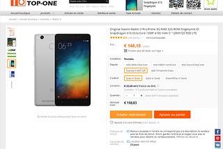 [Experience] J’ai commandé un téléphone Xiaomi sur AliExpress