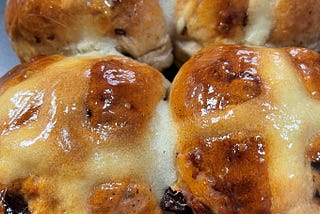Real Hot Crossed Buns, Add a Cup of Tea For The Perfect Easter Breakfast