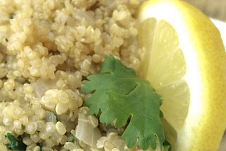 Side Dish — Quinoa and Spinach Pilaf