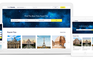 Case Study: Designing Future Time Travel Portal, the UX way