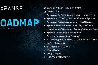 Xpanse Roadmap