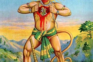 How powerful was God Hanuman?.