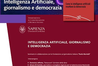 INTELLIGENZA ARTIFICIALE, GIORNALISMO E DEMOCRAZIA