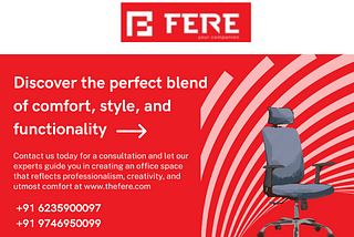 Your Ultimate Destination for High-Quality Office Chairs in Bangalore!