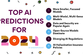 Top 6 AI Predictions and Trends for 2024