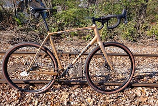 2018 Gold Trek Crockett Disc | Single Speed Gravel Build