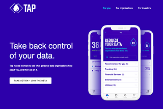 Tapmydata: Take back control of your data