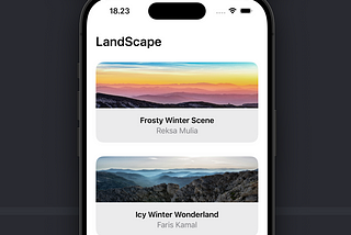 Quick Guide: Creating a Landscape Card in SwiftUI