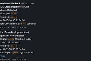 Building a Production-Grade Blue/Green Deployment with Real-Time Monitoring and Slack Alerts