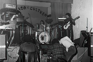 Il concerto Musica è cultura, nel 1975 a Cinisi