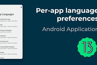 แอพต้องรองรับหลายภาษาเหรอใช้นี่สิ Per-app language preferences