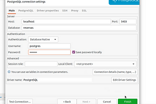 Instancia PostgreSQL con Docker