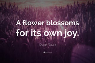 For the Joy of it