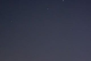 The shooting star our fmaily wised under