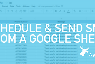 Schedule Sending SMS from Google Sheet