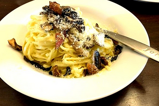 10-Minute Mushroom Carbonara — Pasta Carbonara