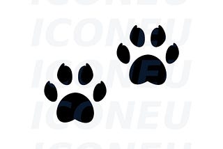 Cat Paw Print SVG - Instant Digital Download, svg, ai, dxf, eps, png, studio3, and jpg files included! Pet, Cat, Kitty