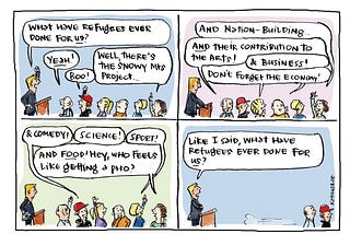 Why do so many ‘relatively comfortable’ Australians, continue to regard refugees, even Australia’s…