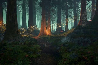 enchanted forest art