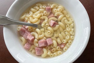 15-minute Hong Kong-style macaroni soup with ham