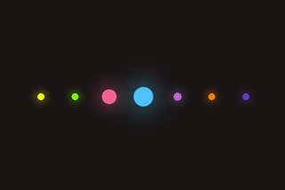 Glowing Dots Loading Page Animation Using CSS and HTML