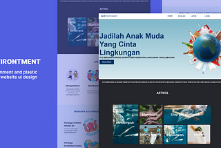 Website Product Tema Lingkungan — “Save Environtment”